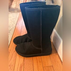 Black UGG Boots short below knee